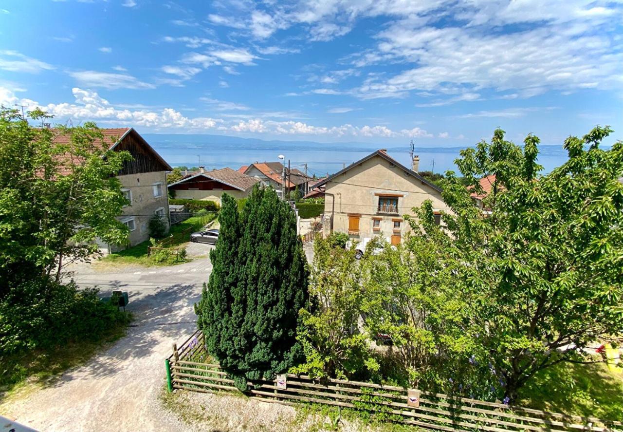 דירות Publier Maison Familiale Vue Lac Avec Jardin - A 10Mn Du Lac Et Stations De Ski מראה חיצוני תמונה